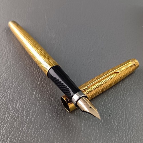 Parker fountain pen gold - parker, pen,